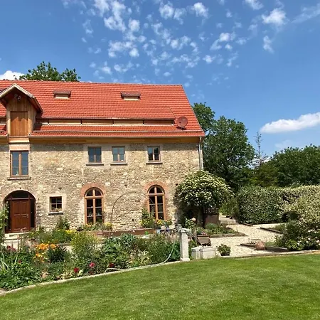 Wohnen Im Alten Kornspeicher דירה Ermsleben